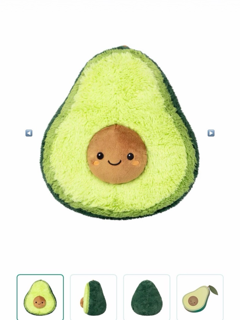 NEW WITH TAG Squishable Comfort Food Avacado Katie Z